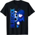 Exclusive Blue Lock Blue Soccer Ball Split Hoodie - Graphic Print Unisex - T-Shirt, Sweatshirt, Hoodie