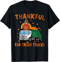 Thankful Recycle Truck Thanksgiving Day Hoodie - Unique Graphic Unisex - T-Shirt, Sweatshirt, Hoodie