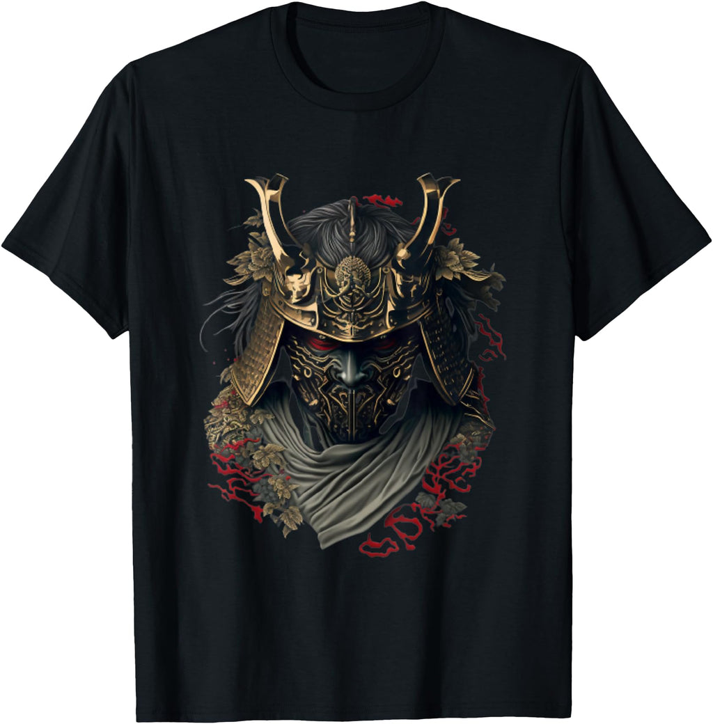 Samurai Helmet Warrior Bushido Oni Sweatshirt - Trendy Graphic Men Women - T-Shirt, Sweatshirt, Hoodie