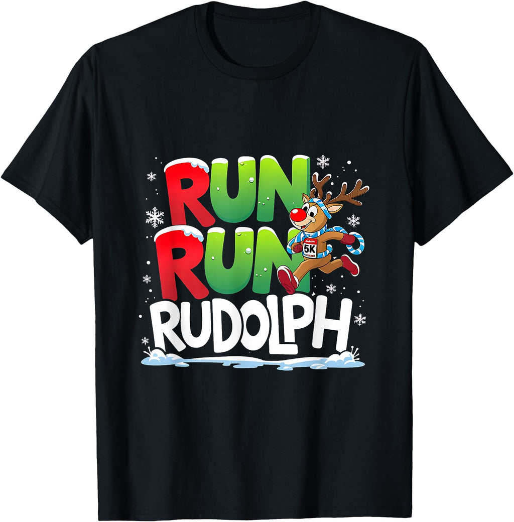 Exclusive Rudolph Reindeer Deer Sweatshirt - Novelty Apparel for Adults - T-Shirt, Sweatshirt, Hoodie