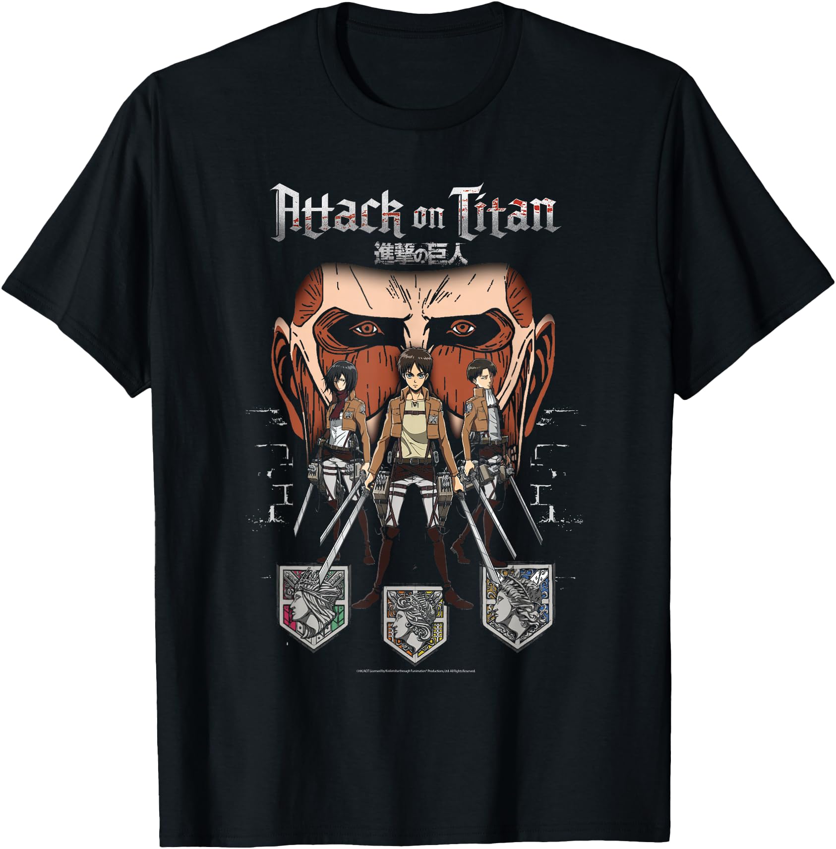 Exclusive Attack Titan Titan Shadows T-Shirt - Streetwear Style for Adults - T-Shirt, Sweatshirt, Hoodie
