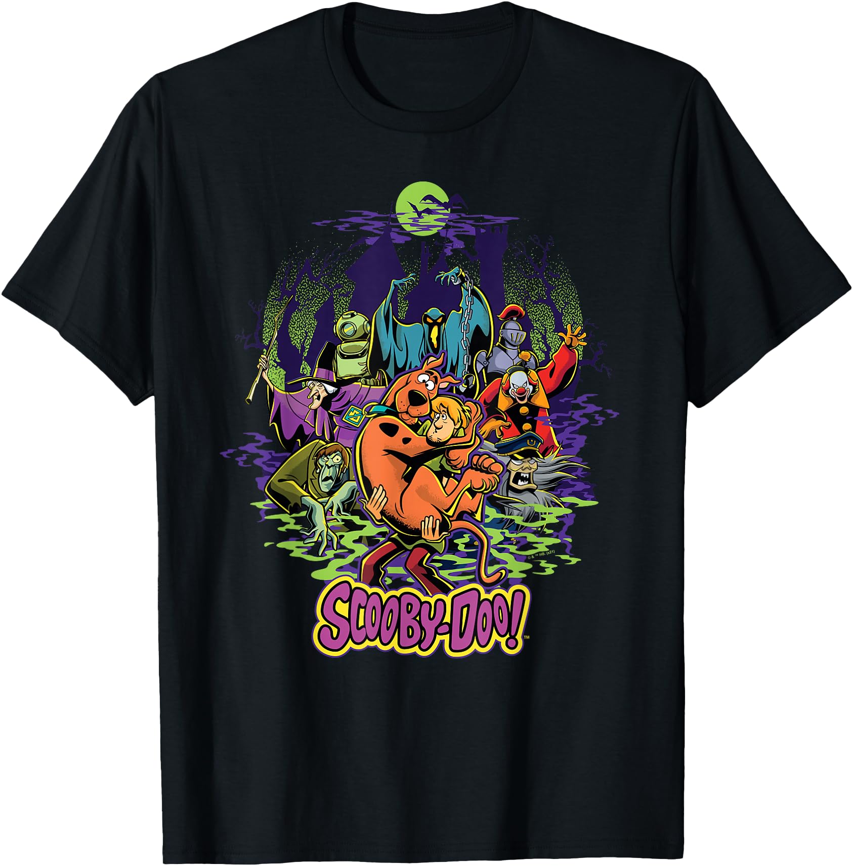 Exclusive Scooby Doo And Shaggy Chased T-Shirt - Unique Graphic Unisex - T-Shirt, Sweatshirt, Hoodie