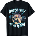 Handcrafted Witch Way To Gym Halloween Hoodie - Streetwear Style Men Women - T-Shirt, Sweatshirt, Hoodie