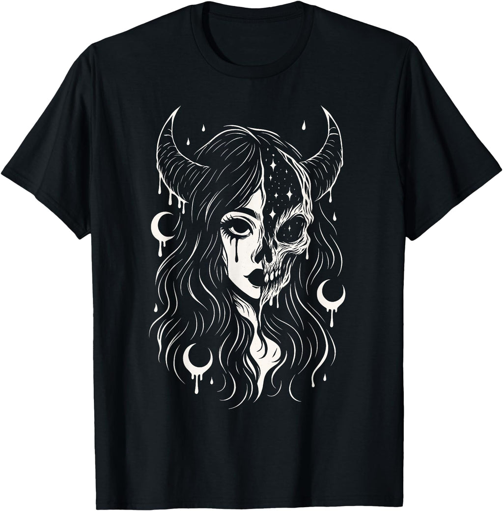 Demon Horror Anime Manga Japanese Art Hoodie - Casual Everyday Wear Unisex - T-Shirt, Sweatshirt, Hoodie