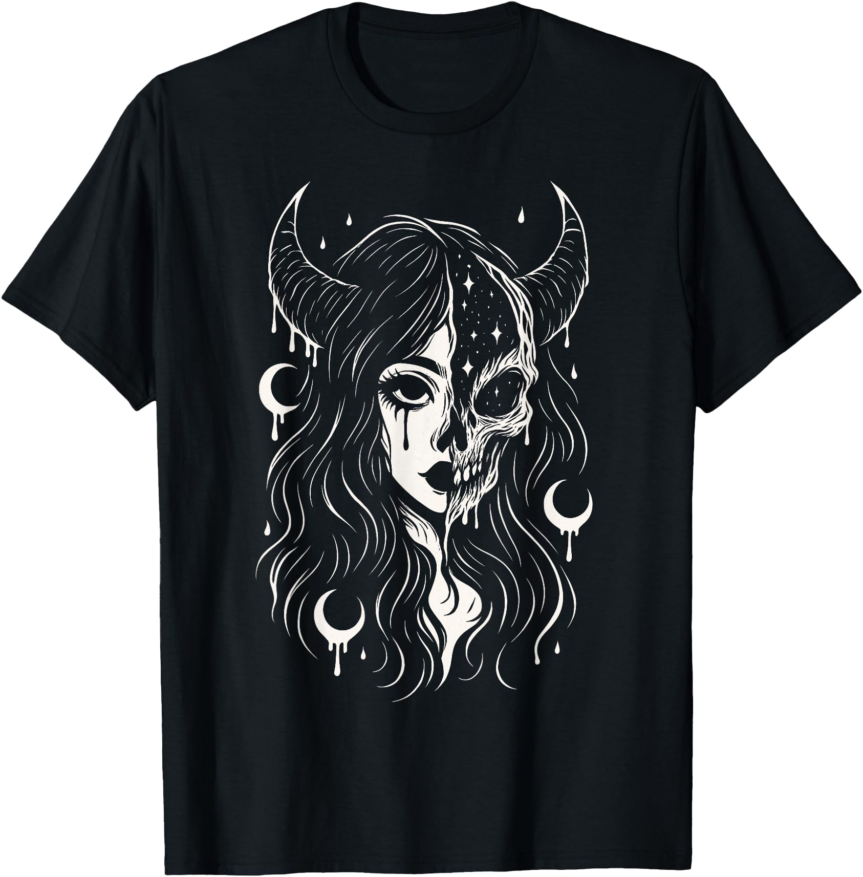 Demon Horror Anime Manga Japanese Art Hoodie - Casual Everyday Wear Unisex - T-Shirt, Sweatshirt, Hoodie