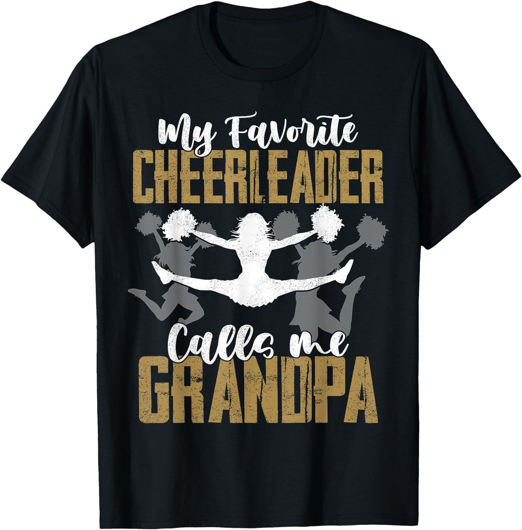 Handcrafted Cheerleader Grandpa Sweatshirt - Novelty Apparel Unisex - T-Shirt, Sweatshirt, Hoodie