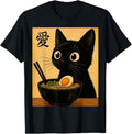 Original Anime Cat Ramen Sweatshirt - Aesthetic Graphic for Adults - T-Shirt, Sweatshirt, Hoodie