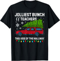 Handcrafted Jolliest Bunch Teachers Sweatshirt - Aesthetic Graphic Unisex - T-Shirt, Sweatshirt, Hoodie