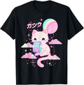 Original Cat Strawberry Milk Anime T-Shirt - Fun Novelty Design for Adults - T-Shirt, Sweatshirt, Hoodie