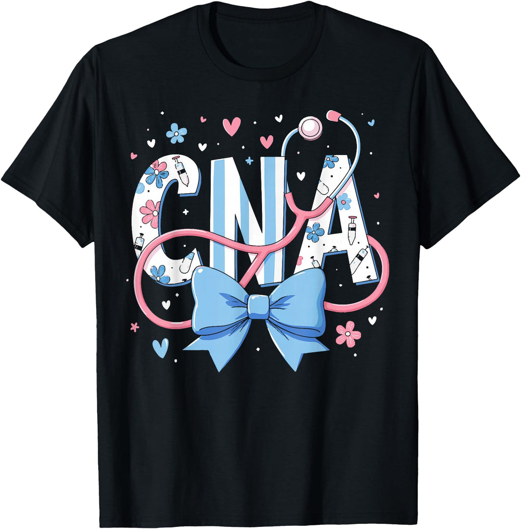Authentic Coquette Cna Nurse Blue T-Shirt - Fun Novelty Design for Adults - T-Shirt, Sweatshirt, Hoodie