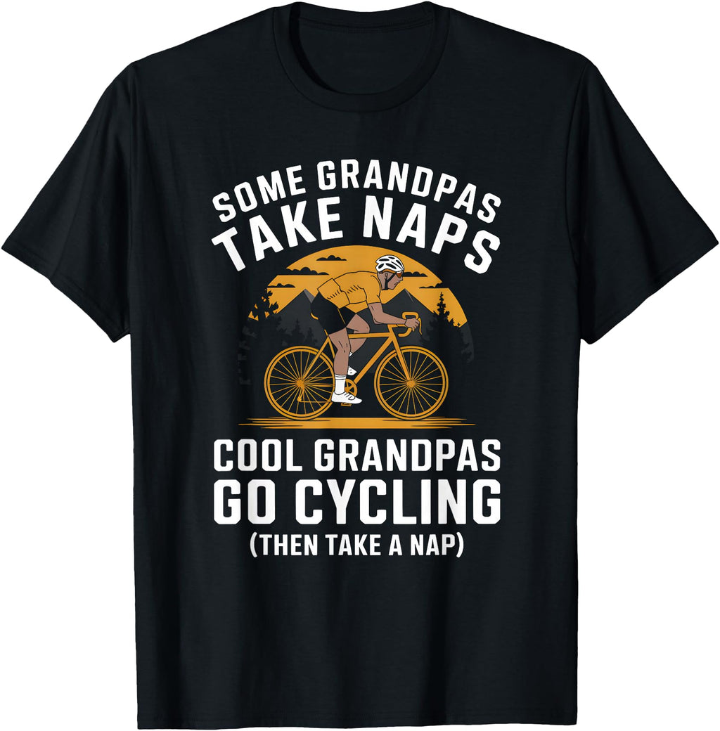 Authentic Grandpas Go Cycling Sweatshirt - Aesthetic Graphic Unisex - T-Shirt, Sweatshirt, Hoodie