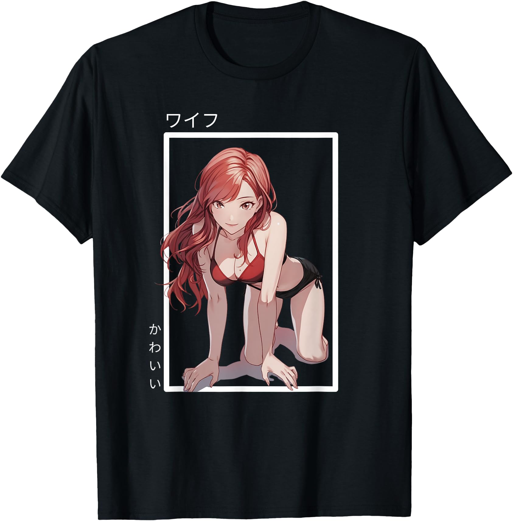 Authentic Waifu Anime Hentai Weeb Hoodie - Novelty Apparel Men Women - T-Shirt, Sweatshirt, Hoodie