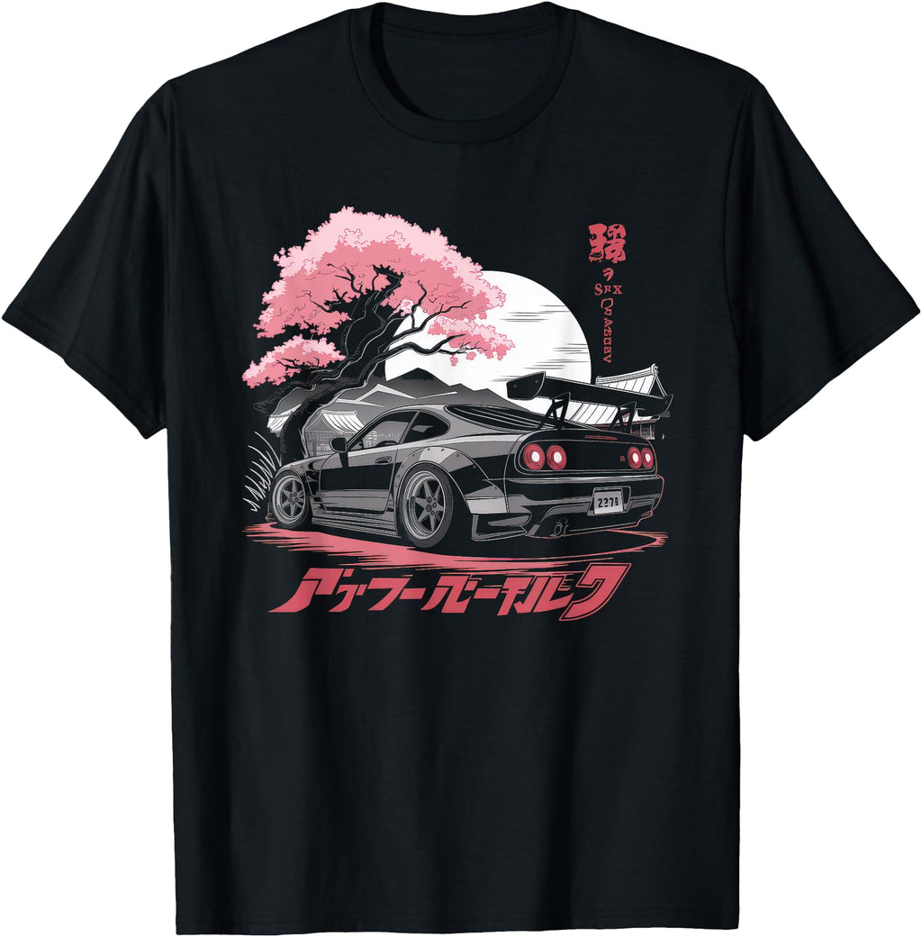 Handcrafted Japanese Car Jdm Japan T-Shirt - Trendy Graphic Men Women - T-Shirt, Sweatshirt, Hoodie