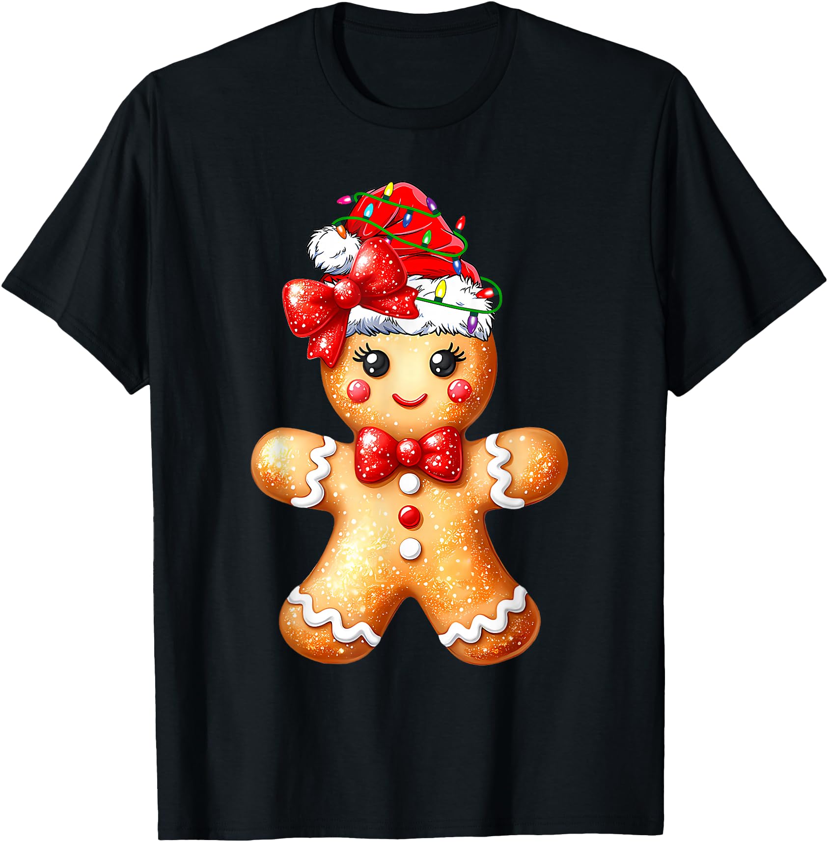 Authentic Merry Gingerbread Santa Sweatshirt - Unique Graphic Unisex - T-Shirt, Sweatshirt, Hoodie