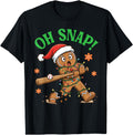 Gingerbread Baseball Cookie Oh Snap Sweatshirt - Streetwear Style Unisex - T-Shirt, Sweatshirt, Hoodie
