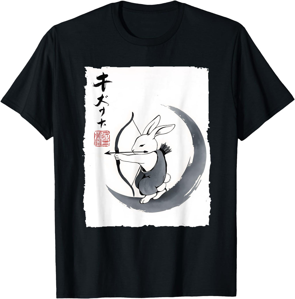 Original Moon Archer Rabbit Japanese Art T-Shirt - Aesthetic Graphic Unisex - T-Shirt, Sweatshirt, Hoodie