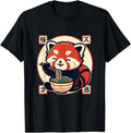 Exclusive Red Panda Ramen Kawaii Sweatshirt - Unique Graphic for Adults - T-Shirt, Sweatshirt, Hoodie