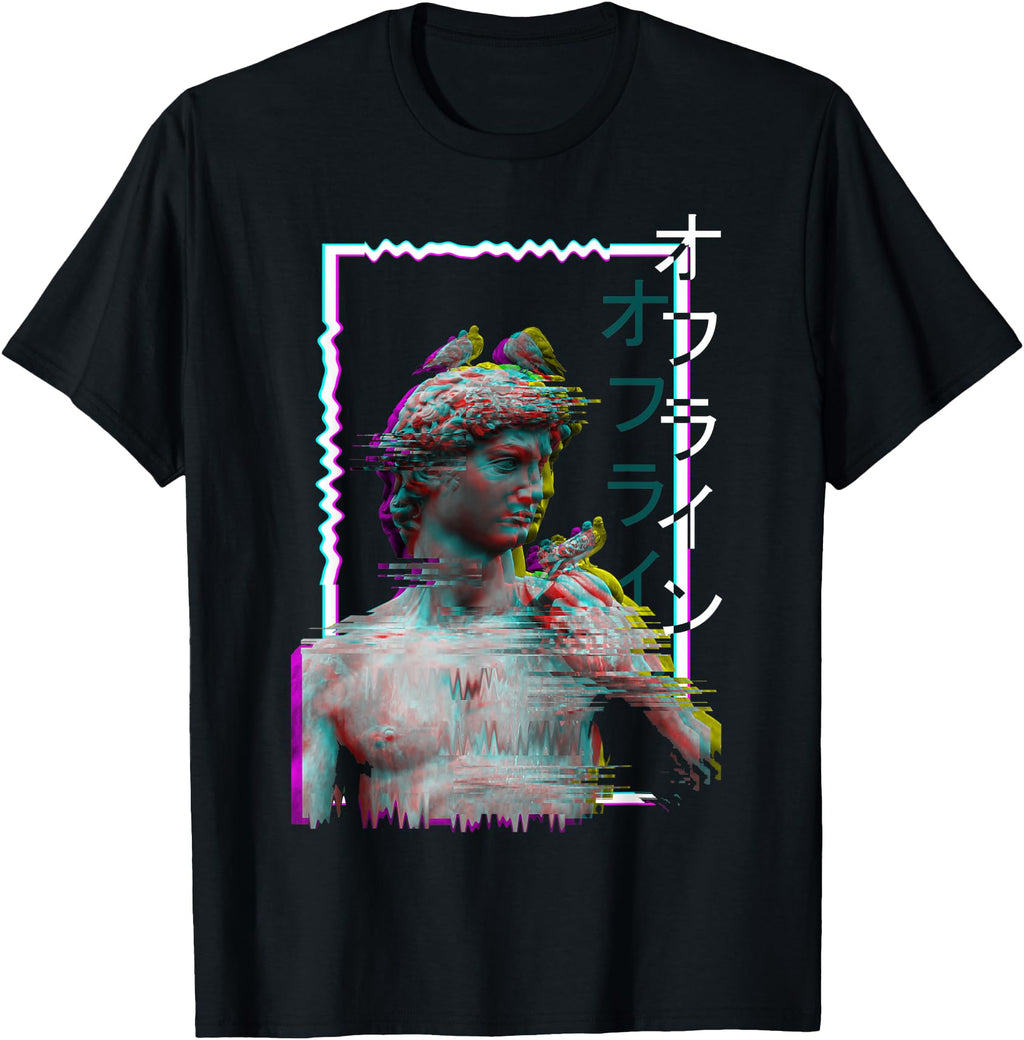 Authentic Greek Statue Ancient Vaporwave T-Shirt - Unique Graphic Unisex - T-Shirt, Sweatshirt, Hoodie