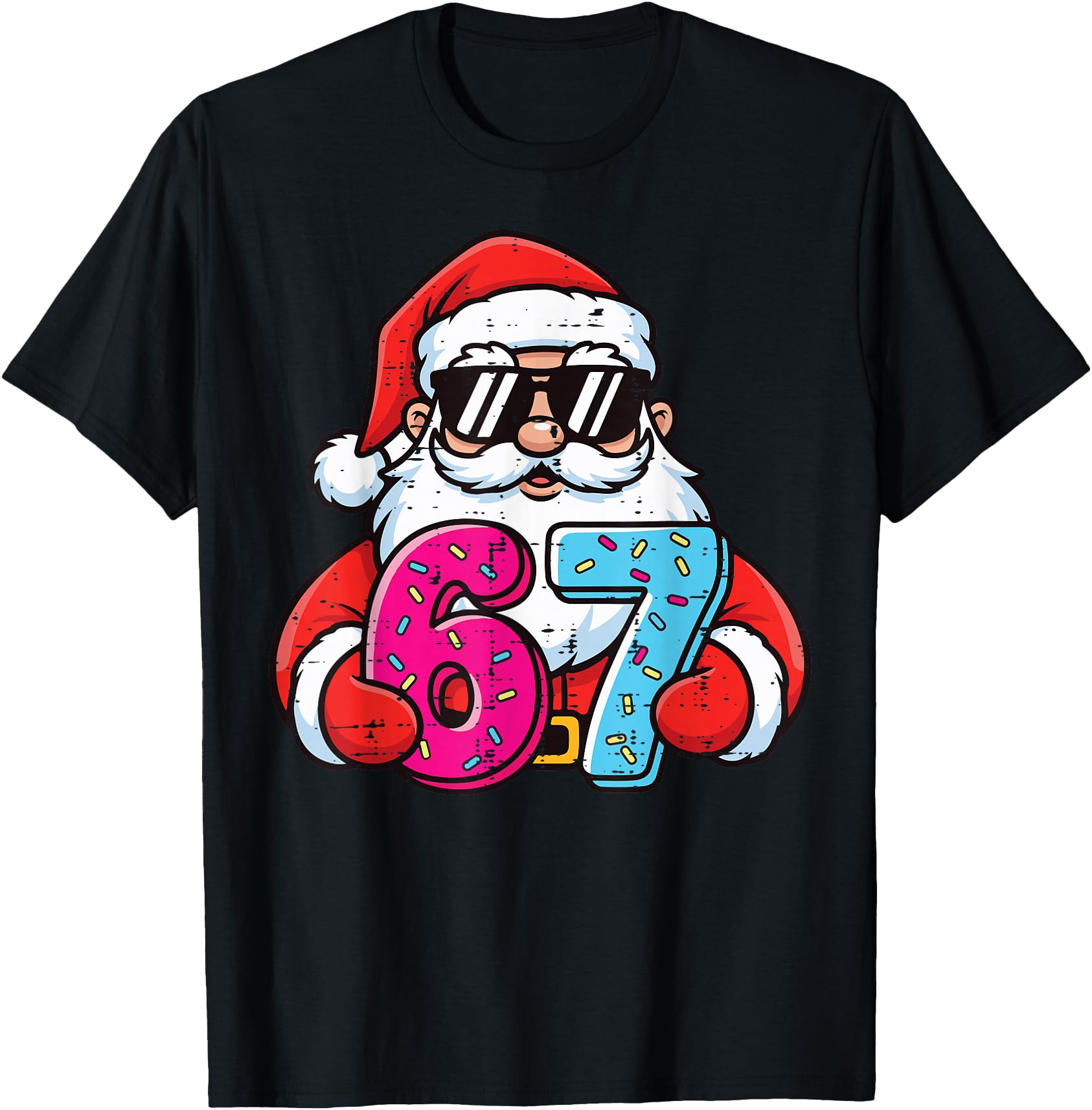 Exclusive Santa 67 Meme 6 7 Six Seven Rare Hoodie - Unique Graphic Unisex - T-Shirt, Sweatshirt, Hoodie