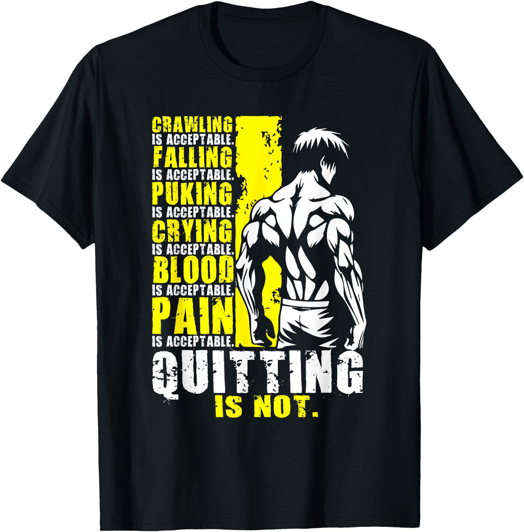 Authentic Quitting Is Not Acceptable Hoodie - Fun Novelty Design Men Women - T-Shirt, Sweatshirt, Hoodie