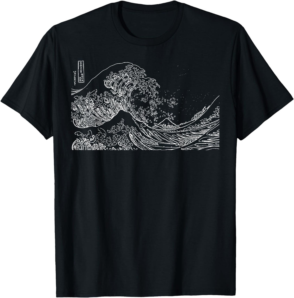 Japanese Wave Ocean Traditional Japan S Hoodie - Custom Art Print Men Women - T-Shirt, Sweatshirt, Hoodie