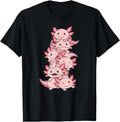 Original Axolotl Pile Animals Kawaii Anime Hoodie - Unique Graphic Unisex - T-Shirt, Sweatshirt, Hoodie