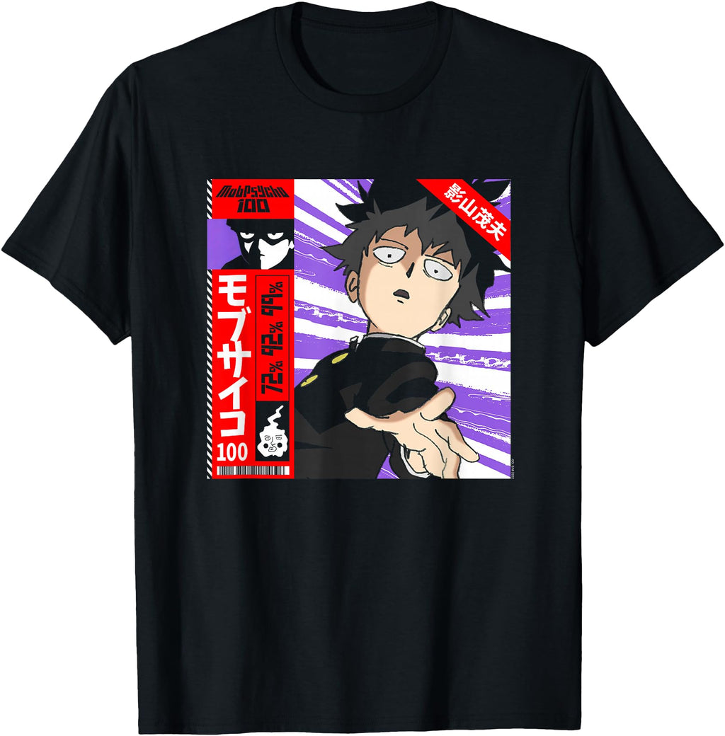 Mob Psycho 100 Shigeo Obi Strip Hoodie - Casual Everyday Wear for Adults - T-Shirt, Sweatshirt, Hoodie