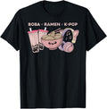 Authentic Kawaii Kpop Boba Ramen K Pop Hoodie - Graphic Print Men Women - T-Shirt, Sweatshirt, Hoodie