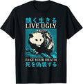 Authentic Live Ugly Fake Your Death T Hoodie - Minimalist Print Men Women - T-Shirt, Sweatshirt, Hoodie