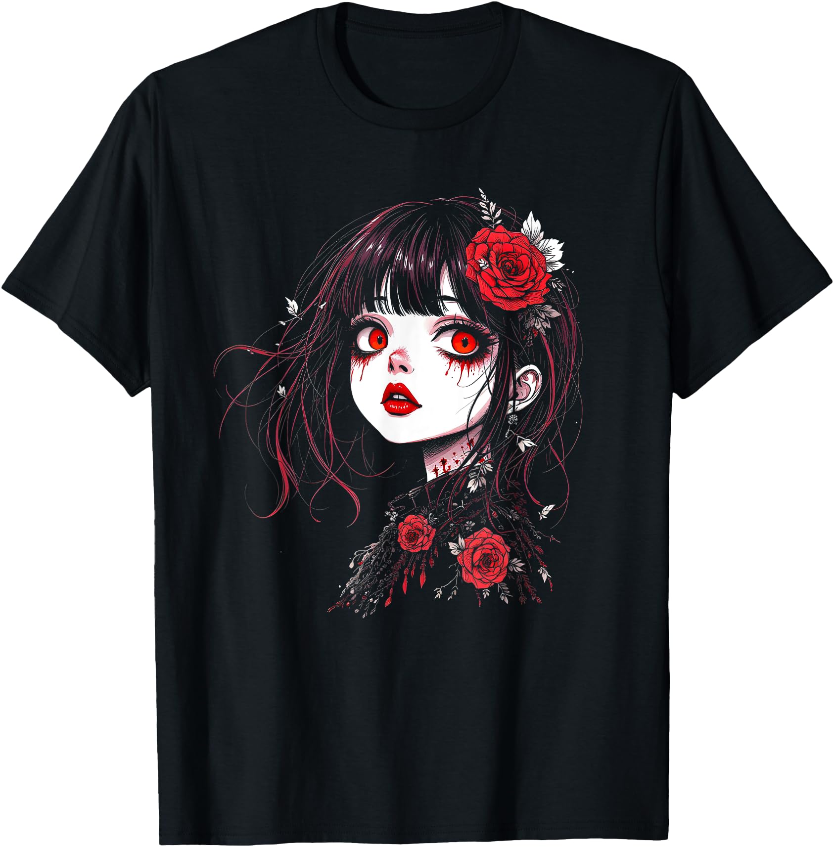 Horror Anime Manga I Gothic Outfit I Hoodie - Casual Everyday Wear Unisex - T-Shirt, Sweatshirt, Hoodie