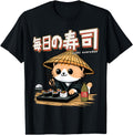 Authentic Sushi Cat Japanese Sushi Cat Hoodie - Streetwear Style Men Women - T-Shirt, Sweatshirt, Hoodie
