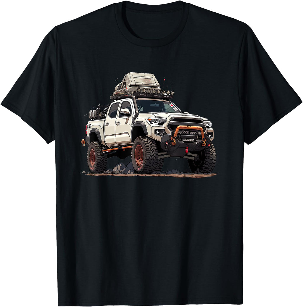 Anime Tacoma Truck Rig Rare T-Shirt - Custom Art Print Men Women - T-Shirt, Sweatshirt, Hoodie