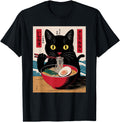 Handcrafted Cat Ramen Art Sweatshirt - Aesthetic Graphic Men Women - T-Shirt, Sweatshirt, Hoodie