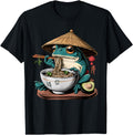 Kawaii Frog Ramen Collection Frog T-Shirt - Unique Graphic for Adults - T-Shirt, Sweatshirt, Hoodie