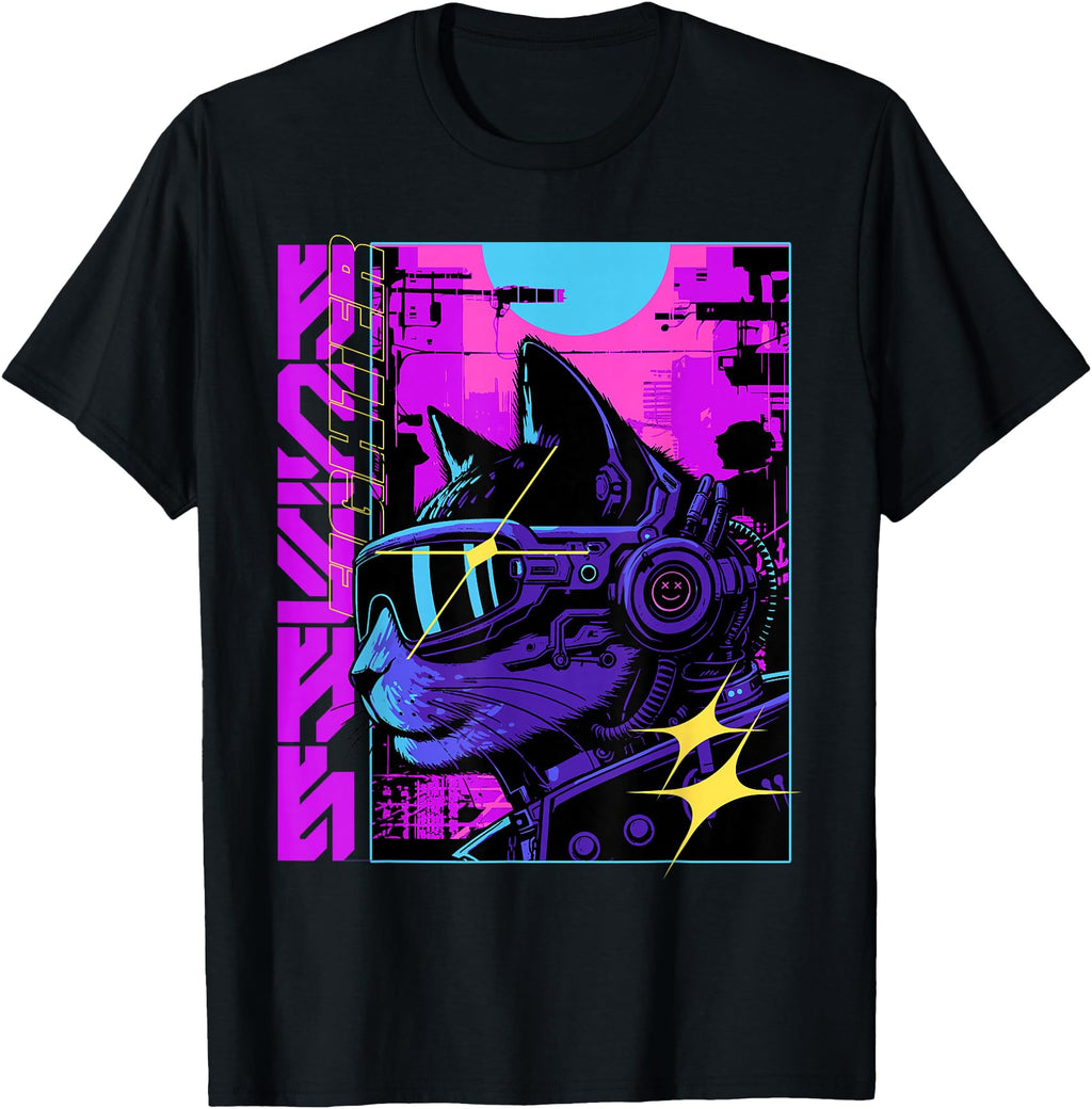 Cyberpunk Futuristic Japanese Sweatshirt - Fun Novelty Design Men Women - T-Shirt, Sweatshirt, Hoodie