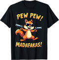 Handcrafted Squirrel Sunglasses Cartoon T-Shirt - Streetwear Style Unisex - T-Shirt, Sweatshirt, Hoodie