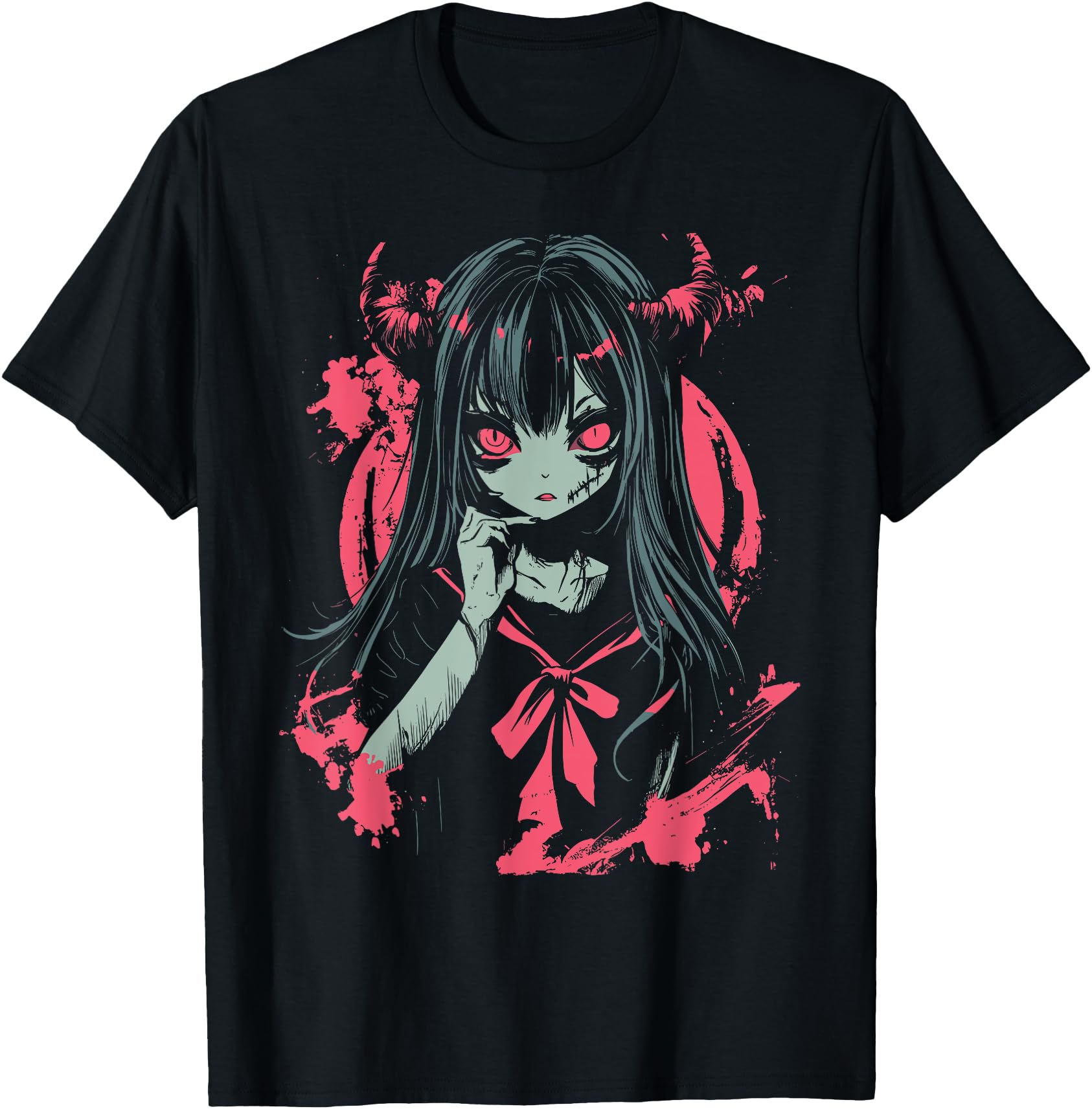 Anime Horror Aesthetic Vaporwave Sweatshirt - Streetwear Style Men Women - T-Shirt, Sweatshirt, Hoodie