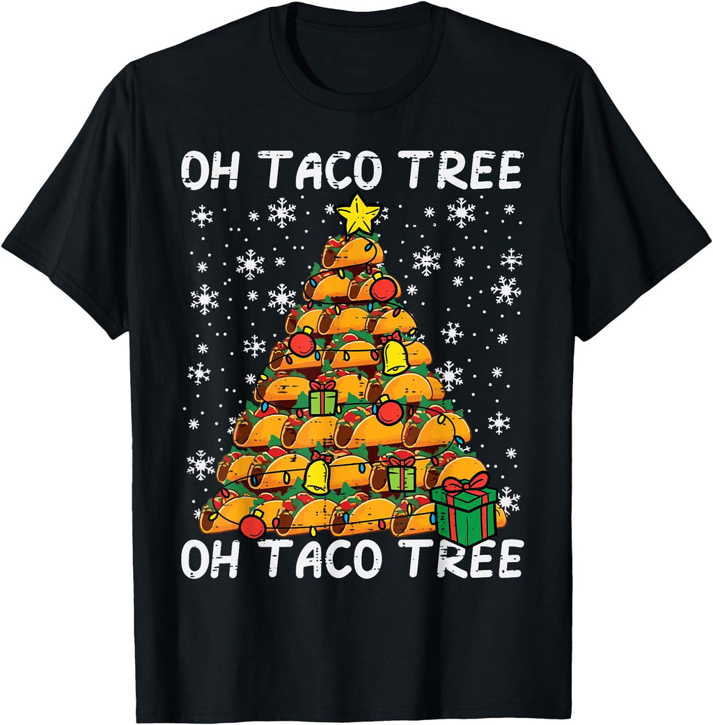 Original Tacos Tree Foodie Mexican Rare T-Shirt - Graphic Print Unisex - T-Shirt, Sweatshirt, Hoodie