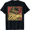 Original Cat Bite Horror Anime Sweatshirt - Trendy Graphic for Adults - T-Shirt, Sweatshirt, Hoodie