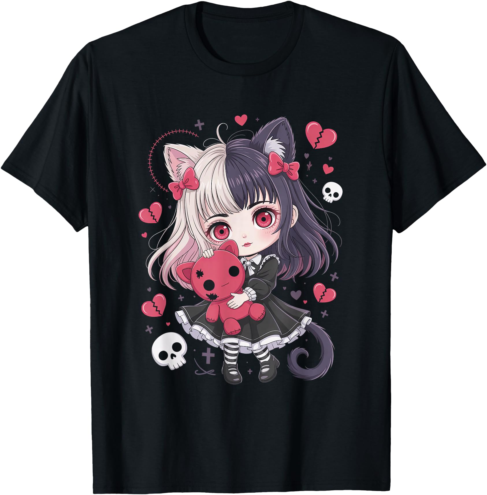 Original Goth Emo Teddybear Gothic T-Shirt - Fun Novelty Design Unisex - T-Shirt, Sweatshirt, Hoodie