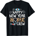 Exclusive Happy New Year Nurse Crew T-Shirt - Custom Art Print Men Women - T-Shirt, Sweatshirt, Hoodie