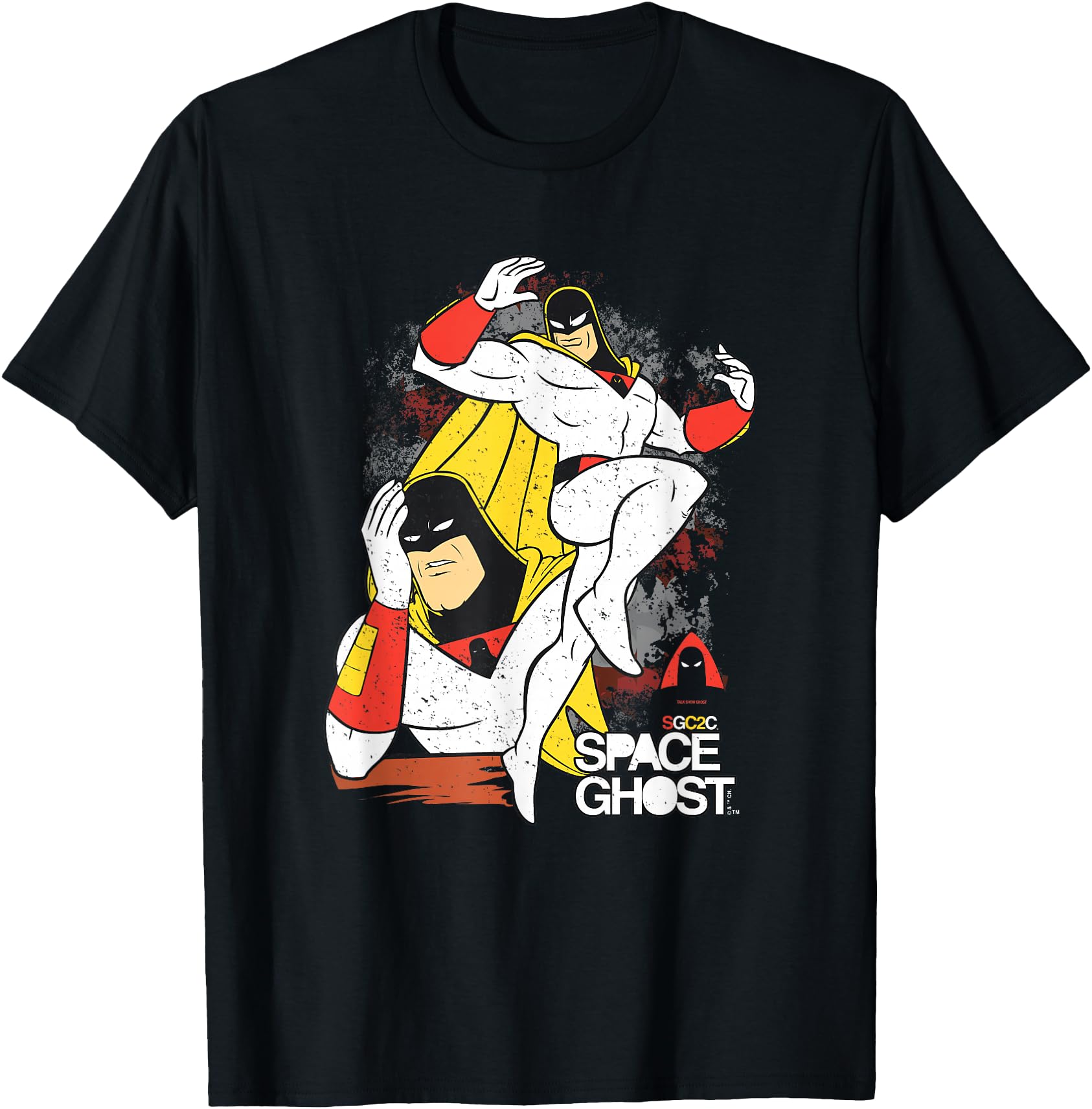 Space Ghost Coast To Coast Faded Sweatshirt - Unique Graphic for Adults - T-Shirt, Sweatshirt, Hoodie