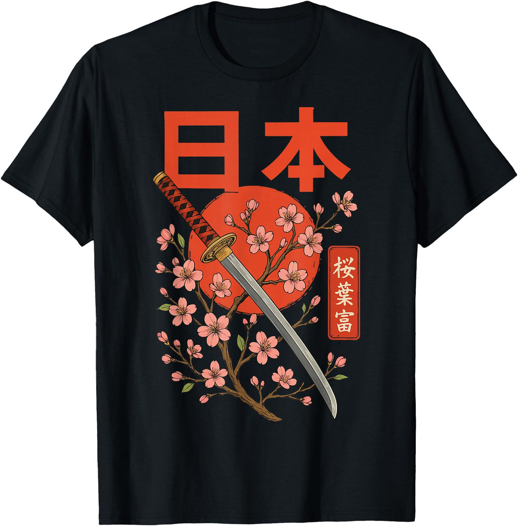 Original Katana Japan Sakura Sweatshirt - Novelty Apparel Men Women - T-Shirt, Sweatshirt, Hoodie