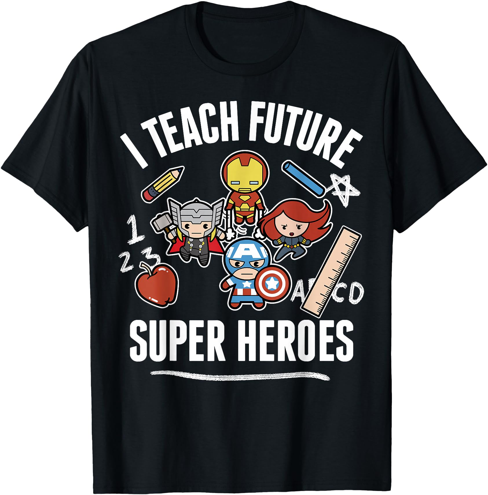Marvel Avengers I Teach Super Sweatshirt - Aesthetic Graphic Men Women - T-Shirt, Sweatshirt, Hoodie