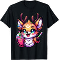 Deer Kawaii Bubble Tea Anime Kawaii T-Shirt - Graphic Print for Adults - T-Shirt, Sweatshirt, Hoodie