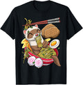Kawaii Ferret Ramen Noodles Japanese Hoodie - Graphic Print for Adults - T-Shirt, Sweatshirt, Hoodie