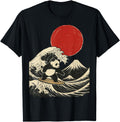 Panda Surfing Japanese Rare T-Shirt - Streetwear Style for Adults - T-Shirt, Sweatshirt, Hoodie