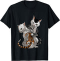 Irezumi Cat Artist Traditional Sweatshirt - Fun Novelty Design for Adults - T-Shirt, Sweatshirt, Hoodie
