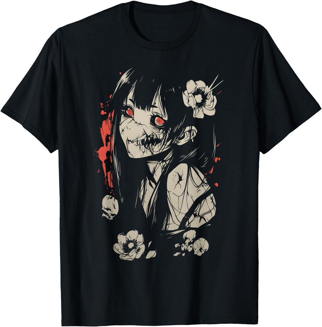 Horror Anime Manga Japan T-Shirt - Casual Everyday Wear for Adults - T-Shirt, Sweatshirt, Hoodie