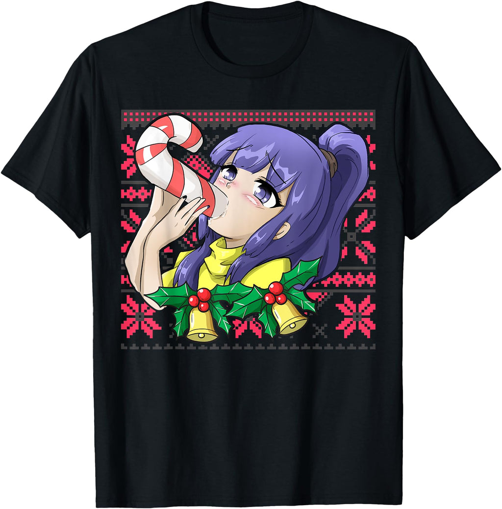 Original Ugly Otaku Ahegao Ecchi Etchi T-Shirt - Graphic Print for Adults - T-Shirt, Sweatshirt, Hoodie